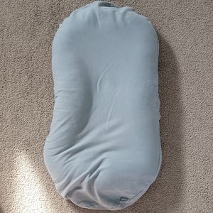 Snuggle Me Organic with Sky Blue Cover